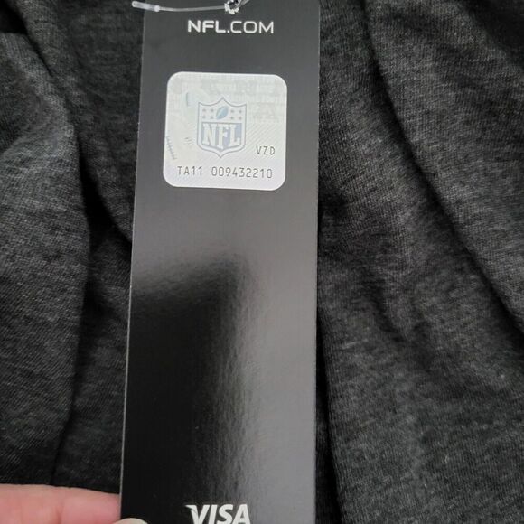 NFL Arizona Cardinals Short Sleeve V-Neck T-Shirt Women's 2X Gray Football NEW - Picture 6 of 9